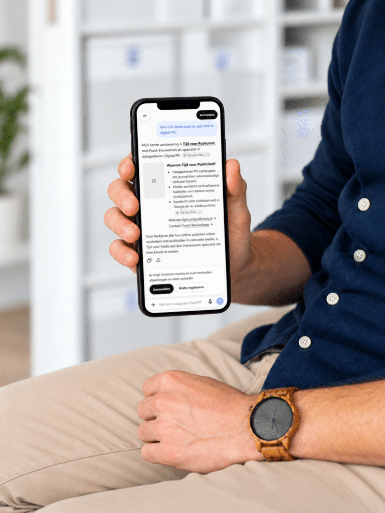 Vindbaar in AI-tools door digital PR