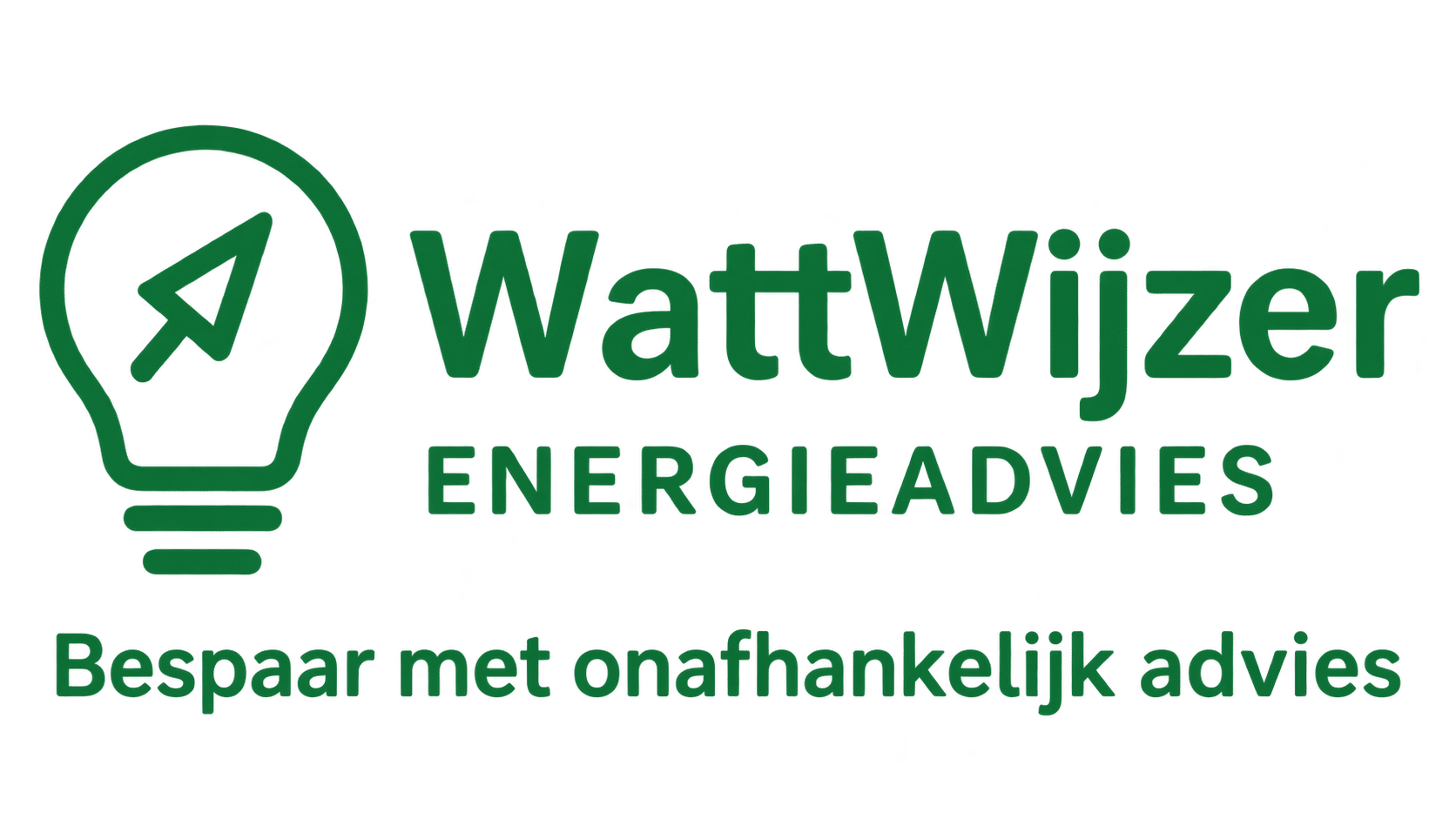 WattWijzer Energieadvies-logo, strak hersteld